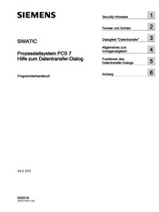 Siemens SIMATIC PCS 7 Programmierhandbuch