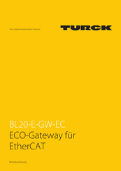 turck BL20-E-GW-EC Betriebsanleitung