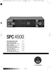 Harman AKG SPC 4500 Bedienungsanleitung
