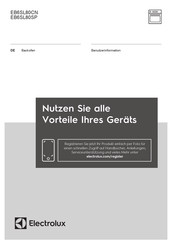 Electrolux EB6SL80SP Benutzerinformation
