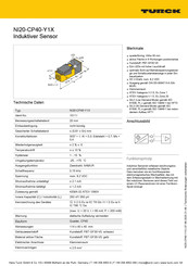 Turck NI20-CP40-Y1X Betriebsanleitung