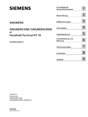 Siemens HT 10 Gerätehandbuch