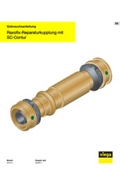 Viega Raxofix 5315.3 Gebrauchsanleitung