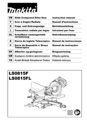 Makita LS0815FLN Betriebsanleitung