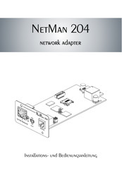 Riello UPS NetMan 204 Installations- Und Bedienungsanleitung