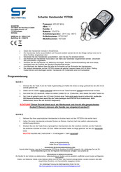 Schartec YET026 Programmierung