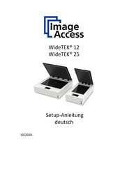 Image Access WideTEK 12 Installations Anleitung