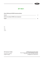 Bitzer OL300 Bedienungsanleitung