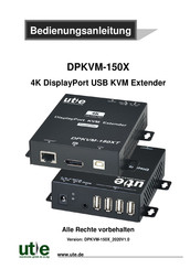 UTE Electronic DPKVM-150X Bedienungsanleitung