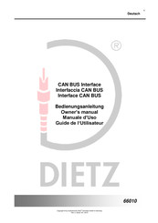 Dietz CAN BUS Bedienungsanleitung