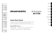 Marantz AV7706 Kurzanleitung