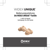 Widex UNIQUE U-IM Bedienungsanleitung