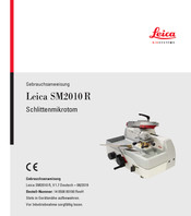 Leica Biosystems SM2010 R Gebrauchsanweisung