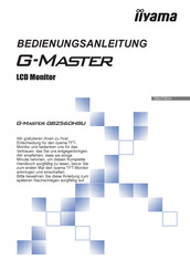 iiyama G-Master GB2560HSU-B1 Bedienungsanleitung