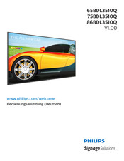 Philips 86BDL3510Q Bedienungsanleitung