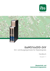 IBA MS16xDIO-24V Handbuch