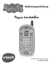 VTech Peppa Pig Peppas Lerntelefon Bedienungsanleitung