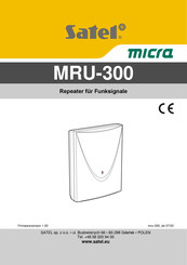 Satel MICRA MRU-300 Handbuch