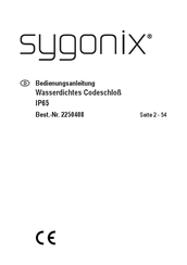 Sygonix 2250408 Bedienungsanleitung