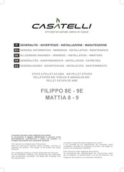 CASATELLI FILIPPO 8E Allgemeine Angaben-Hinweise-Installation-Wartung