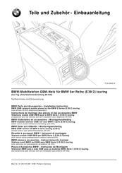 BMW SA 640 Einbauanleitung