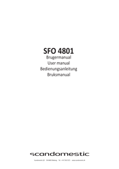 Scandomestic SFO 4801 Bedienungsanleitung