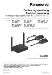 Panasonic PressIT TY-WPBC1 Bedienungsanleitung, Funktionsanleitung