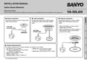 Sanyo VA-50LAN Installationsanleitung