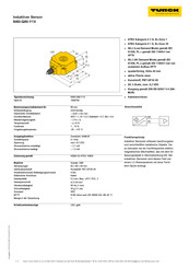 Turck NI60-Q80-Y1X Betriebsanleitung