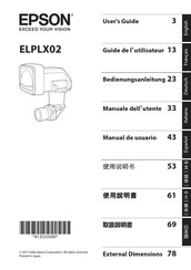 Epson ELPLX02 Bedienungsanleitung