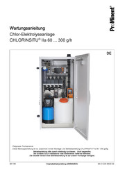 ProMinent CHLORINSITU IIa 120 Wartungsanleitung