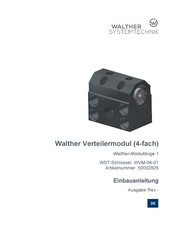 Walther Systemtechnik WVM-04-01 Einbauanleitung