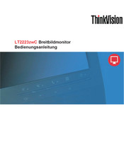 Lenovo ThinkVision LT2223zwC Bedienungsanleitung