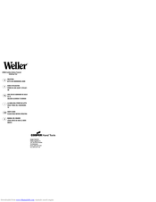 Cooper Hand Tools Weller BP860 Bedienungsanweisungen