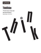 Lenovo ThinkVision E22-20 Benutzerhandbuch
