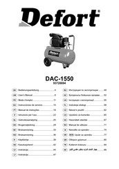 Defort DAC-1550 Bedienungsanleitung
