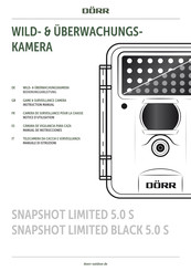 Dorr SnapShot Limited 5.0S Bedienungsanleitung
