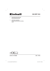 EINHELL BG-SWP 7835 Originalbetriebsanleitung