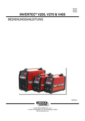 Lincoln Electric INVERTEC V205 Bedienungsanleitung