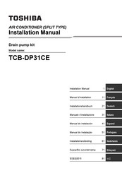 Toshiba TCB-DP31CE Installationshandbuch