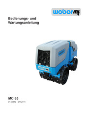 Weber Mt MC 85 Bedienungs- Und Wartungsanleitung