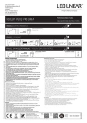 LED Linear XOOLUM IP40 Montageanleitung