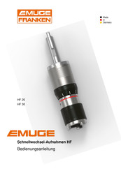 EMUGE HF 20 Bedienungsanleitung