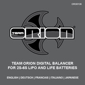 Team Orion Advantage Digital Balancer Anleitung
