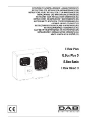 DAB E.Box BASIC Installations- Und Wartungsanleitungen