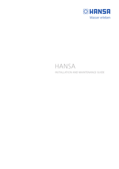 Hansa 5647 0103 Installations- Und Wartungshandbuch