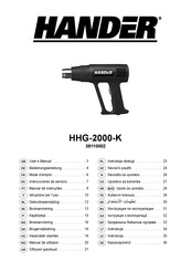 Hander HHG-2000-K Bedienungsanleitung
