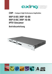axing MK 8-00 Betriebsanleitung