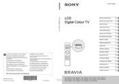 Sony BRAVIA KDL-32EX3 Serie Bedienungsanleitung