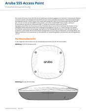 Aruba Networks AP-555 Installationsanleitung